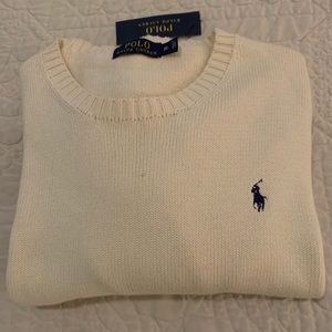 POLO RALPH LAUREN COTTON SWEATER XL